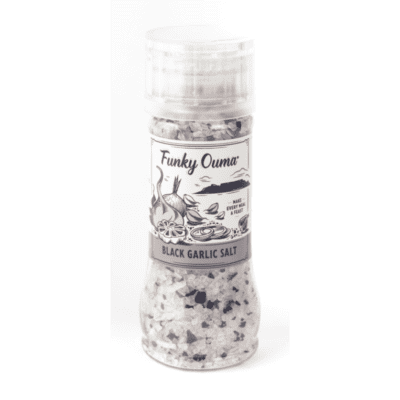 Funky Ouma Black Garlic Salt Mini grinder